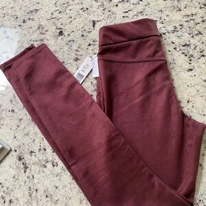 Anna & Ava Micro-Suede Leggings Cherry Red Small‎ NWT Soft Stretch Pull-On Pants